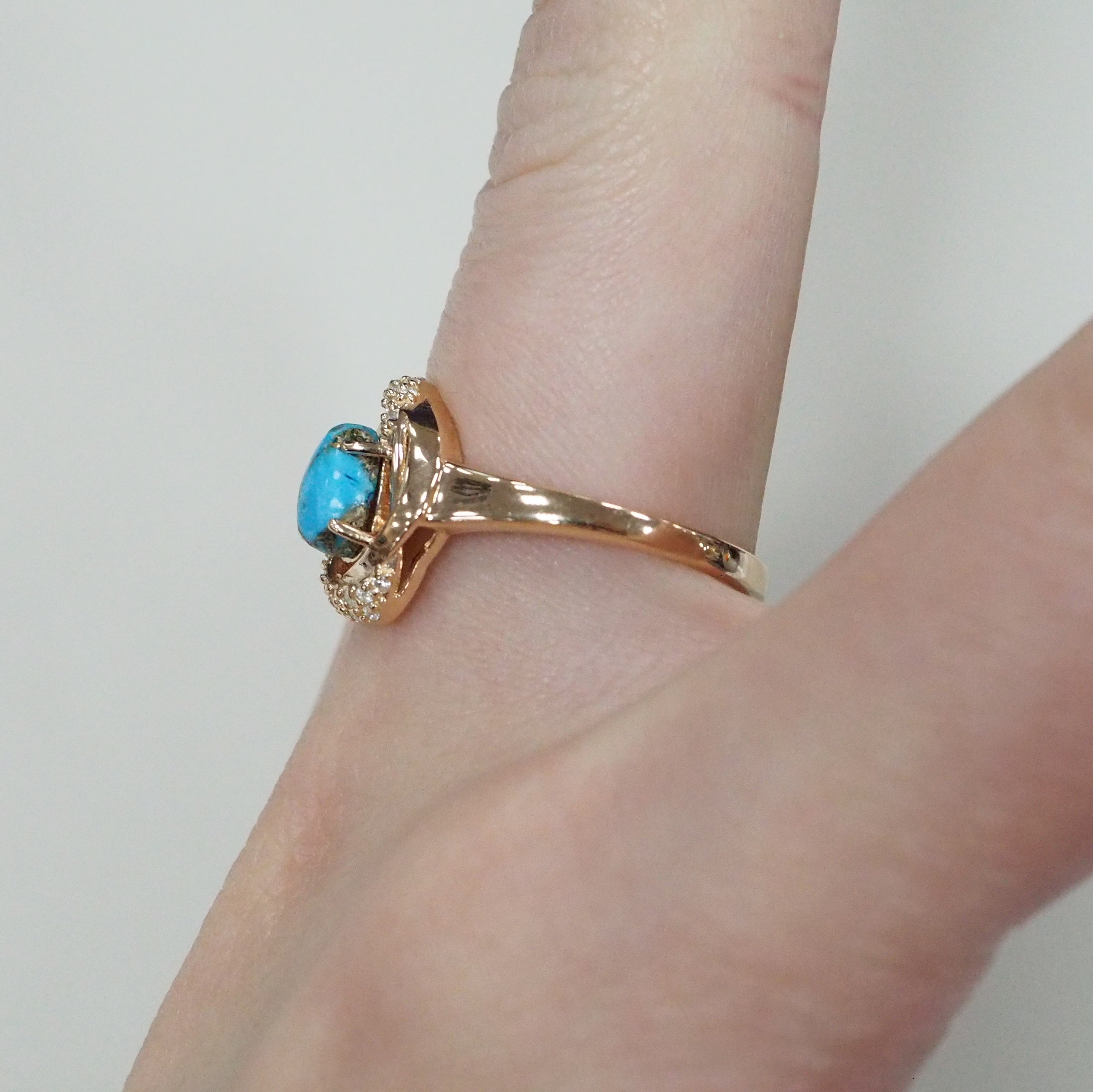 Серебряное кольцо с бирюзой